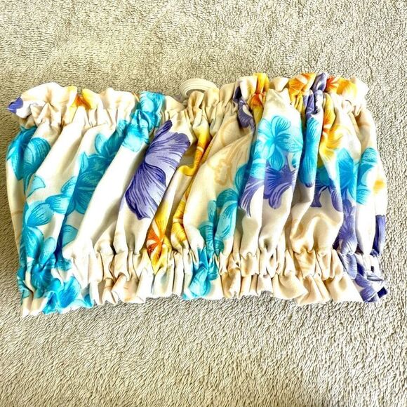 NWOT Baby girl Tropical 2pc Bandeau Top and Skirt - Picture 2 of 5